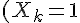 \Large{(X_k=1)}
